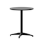 Flash Furniture Mellie 23.5'' Black Round Metal Indoor-Outdoor Table with Base TLH-052-1-BK-GG - alternate 9